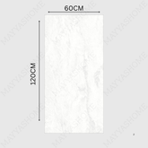 ONIDO BIANCO porcelain tile 60x120cm with carving matt finish. Durable 9MM large format white tile with textured surface for floors and walls.