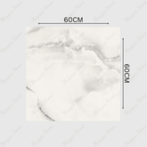 ORLANDO PEARL 60x60cm Glossy Porcelain Tile – 09MM Pearl Grey Marble Look