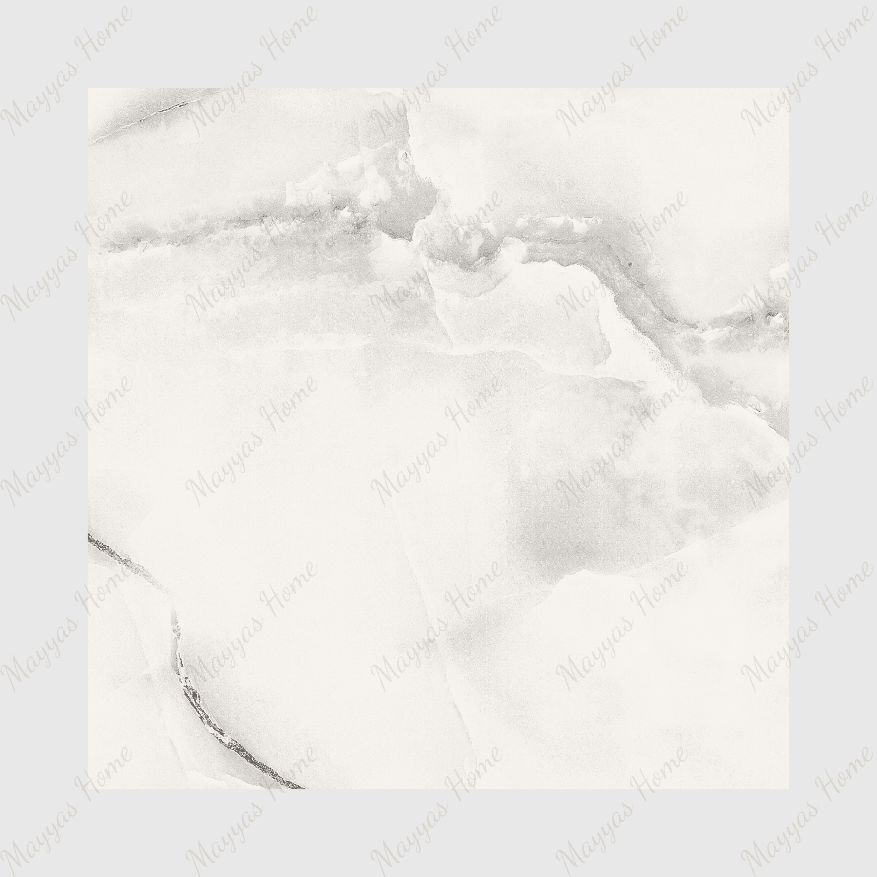 ORLANDO PEARL 60x60cm Glossy Porcelain Tile – 09MM Pearl Grey Marble Look