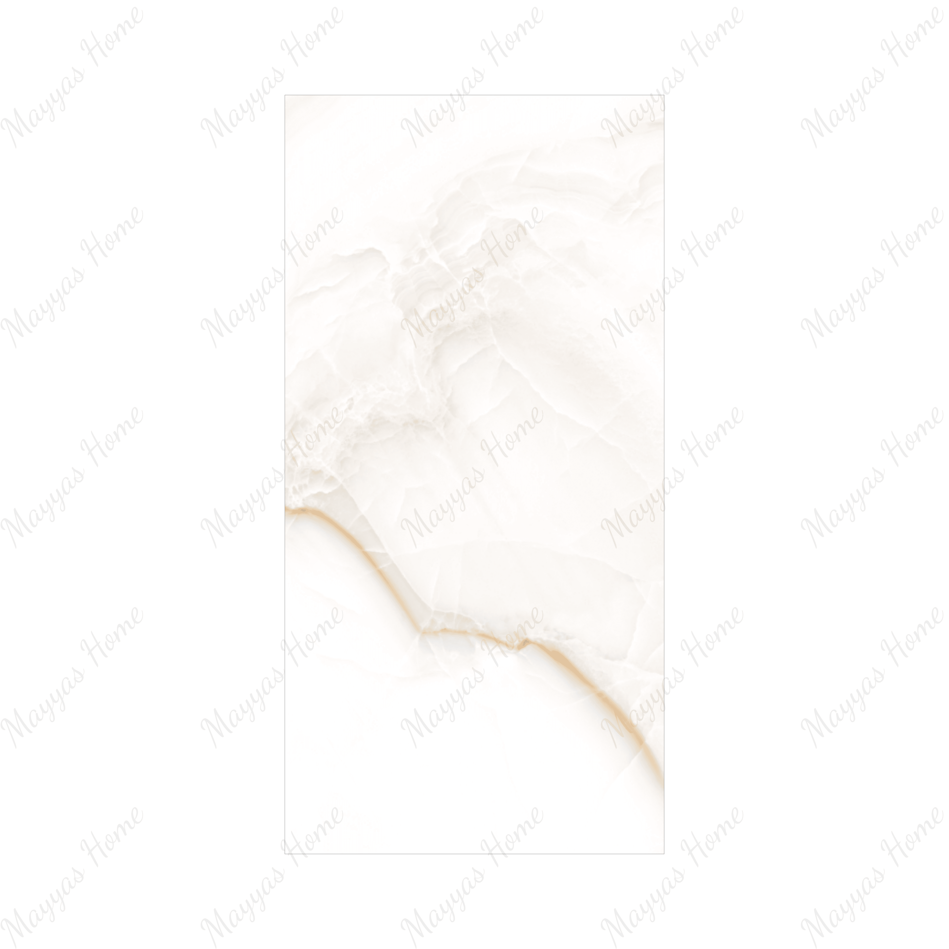 Onice Beige 120x240cm glossy tile with soft beige onyx design. Ideal for luxury bathrooms, living spaces, and modern feature walls.