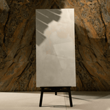 Onyx Helio porcelain tile 60x120cm 9mm thickness, golden onyx marble look design, durable porcelain tile for luxury floors and walls.