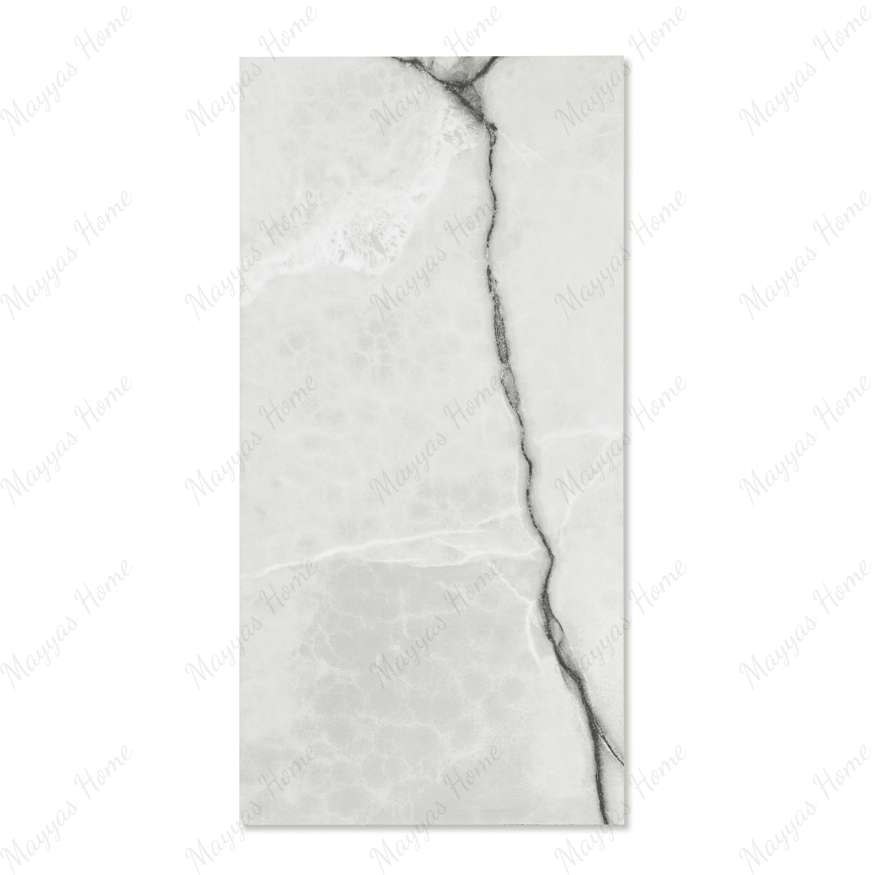 Onyx Steel porcelain tile 60x120cm with 9mm thickness features a bold onyx marble look, durable porcelain body for floors and walls.