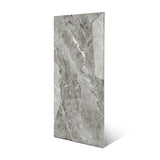 Opel Gris glossy porcelain tile 60x120cm with 9mm thickness features elegant grey tones, refined surface texture and luxurious polished finish.