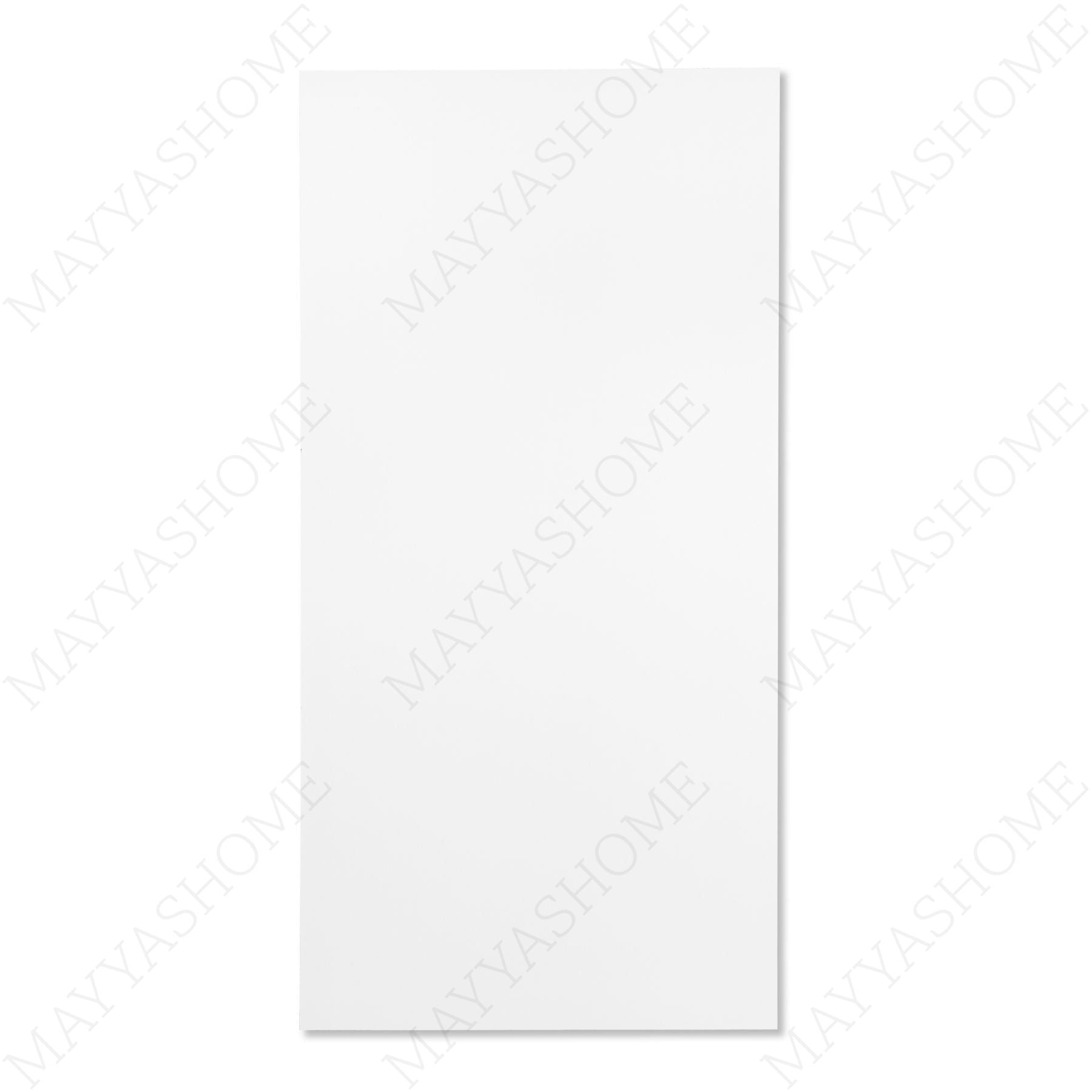 Plain White 60x120cm porcelain tile with clean matt look, durable 9mm body and modern seamless finish for walls and floors.