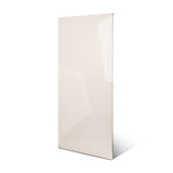 Plain White glossy porcelain tile 60x120cm with 9mm thickness features clean white surface and polished finish for modern interiors.