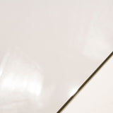 Plain White glossy porcelain tile 60x120cm with 9mm thickness features clean white surface and polished finish for modern interiors.