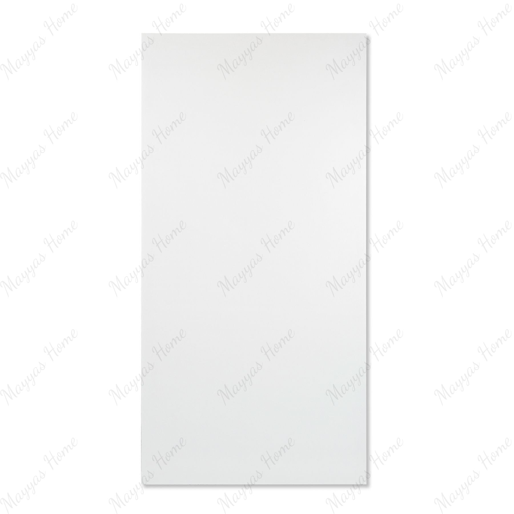 Plain White porcelain tile 60x120cm 9mm thick offers a clean minimalist look with strong porcelain performance for modern floor and wall designs.