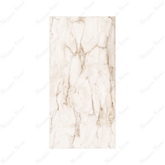 Platina Gold 120x240cm glossy tile with radiant golden tones and seamless finish. A luxurious design choice for modern and elegant interiors.