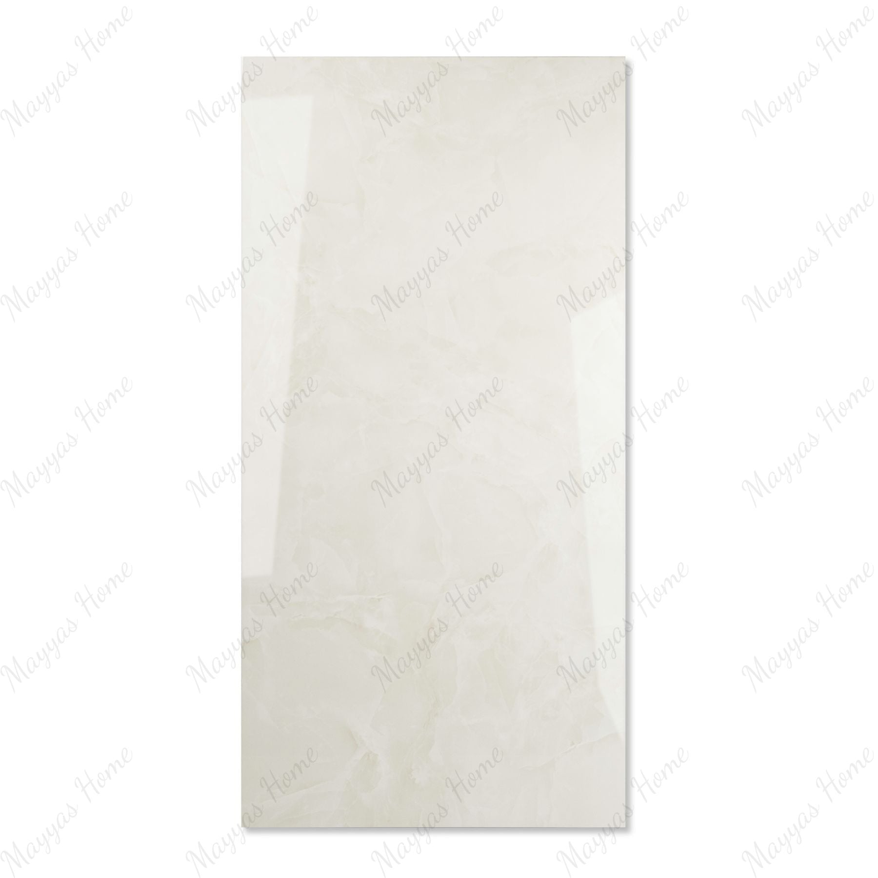 Porter Sky glossy porcelain tile 60x120cm with 9mm thickness features cool sky blue tones, refined surface detail and elegant polished finish.