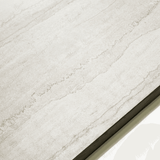 Portland View Silver porcelain tile 60x120cm 2mm thickness, silver stone look design, durable porcelain tile for modern floors and walls.