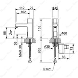 Premium electric-powered electronic single water sink tap with above-counter installation and adjustable water-saving flow limiter technology.