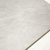 Quarry Steel porcelain tile 60x120cm 9mm thickness, steel grey stone look design, durable porcelain tile for modern floors and walls.