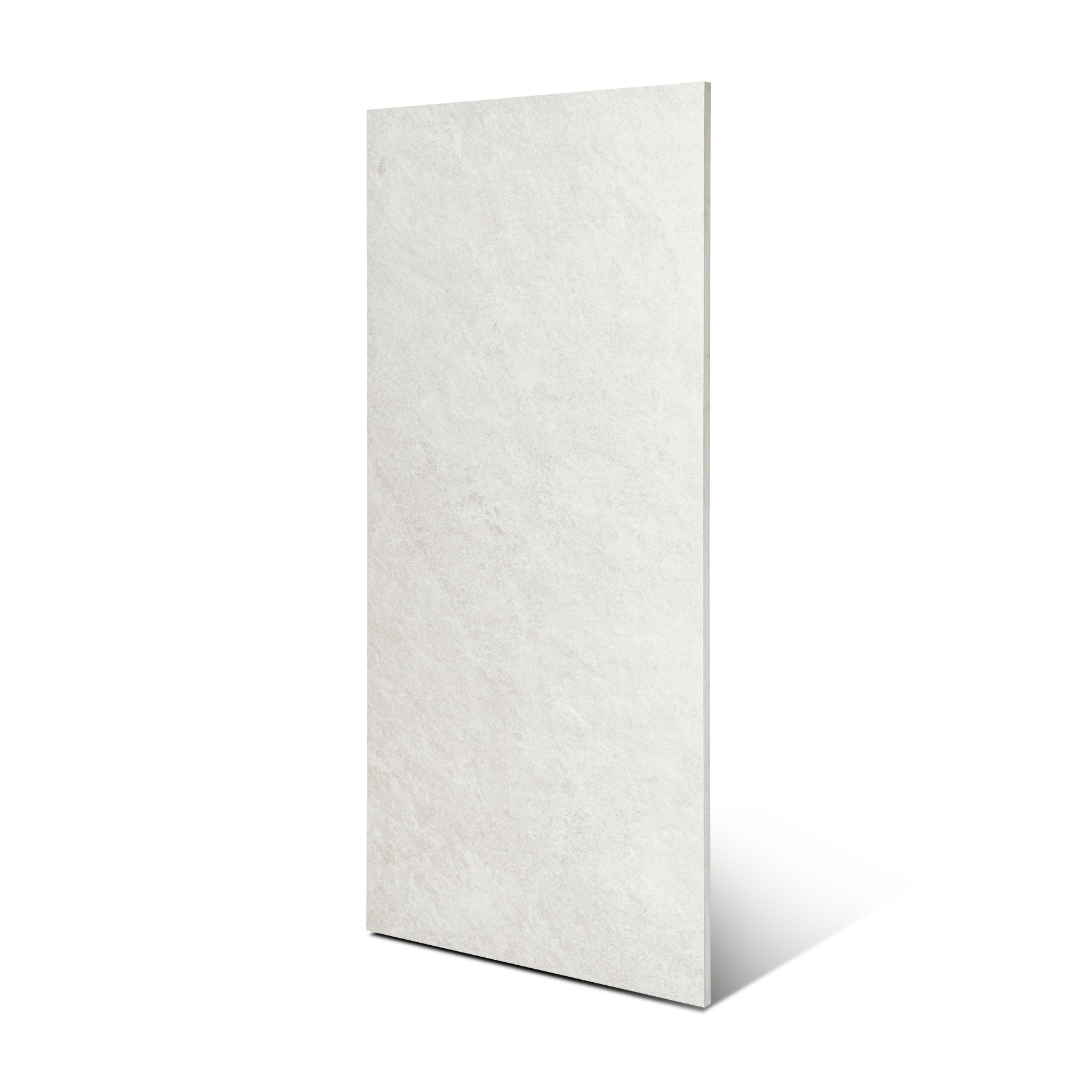 Quartz White porcelain tile 60x120cm 2mm thickness, white stone look design, durable porcelain tile for modern floors and walls.