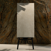 Quarzo White porcelain tile 60x120cm 2mm thickness, white stone look design, durable porcelain tile for modern floors and walls.