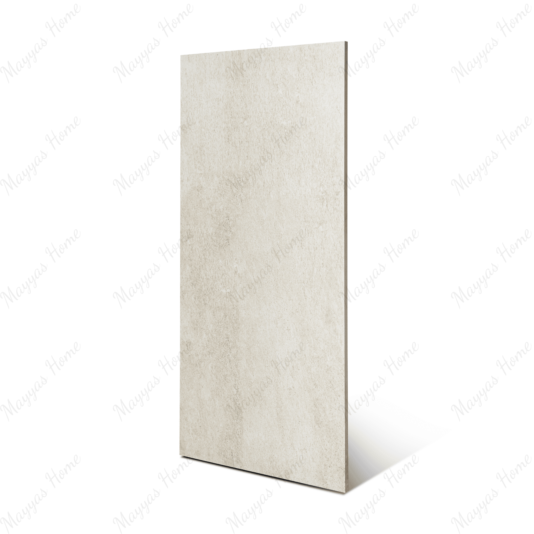 Quarzo White porcelain tile 60x120cm 2mm thickness, white stone look design, durable porcelain tile for modern floors and walls.