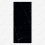 ROYAL MARQUINA 120x278cm black marble look tile with elegant veining and a luxurious glossy finish. A premium large format tile for sophisticated interiors.