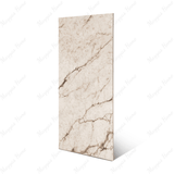 Rociado porcelain tile 60x120cm 9mm thickness, light grey marble look design, durable porcelain tile ideal for modern floors and walls.