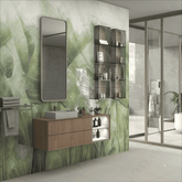 LILY LEAF DECOR 120x240cm 09MM – Carving Matt Decor Porcelain Tile