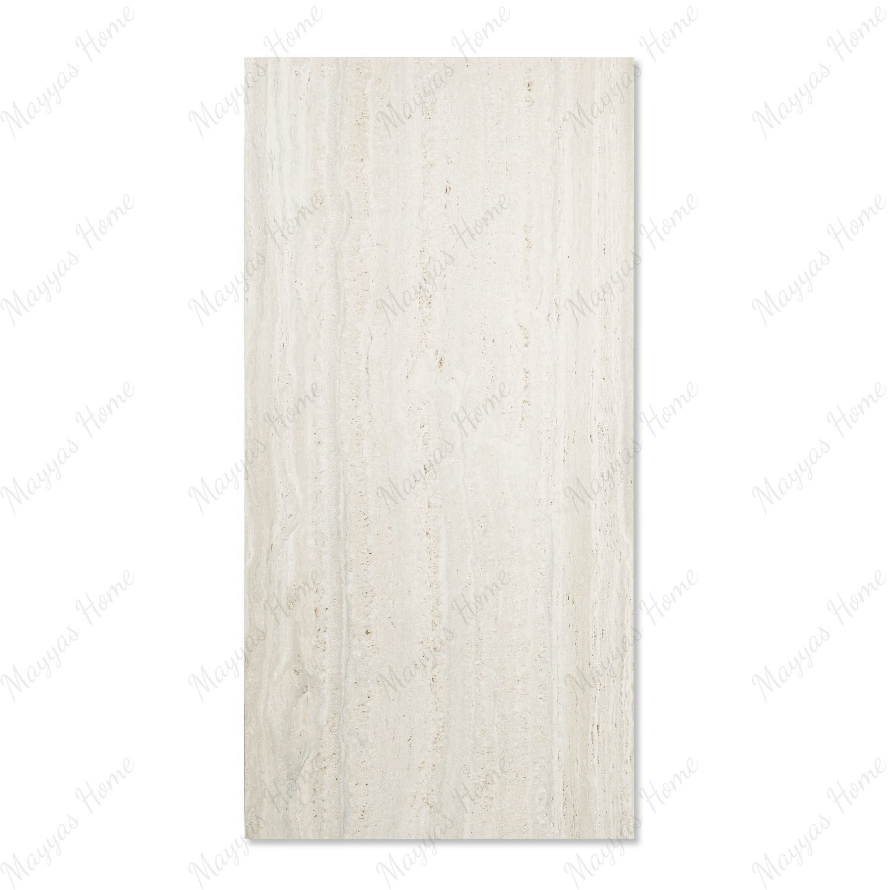 Roma Travertine matt porcelain tile 60x120cm x 2mm with natural stone texture. Durable large format tile perfect for modern floors and stylish interior walls.
