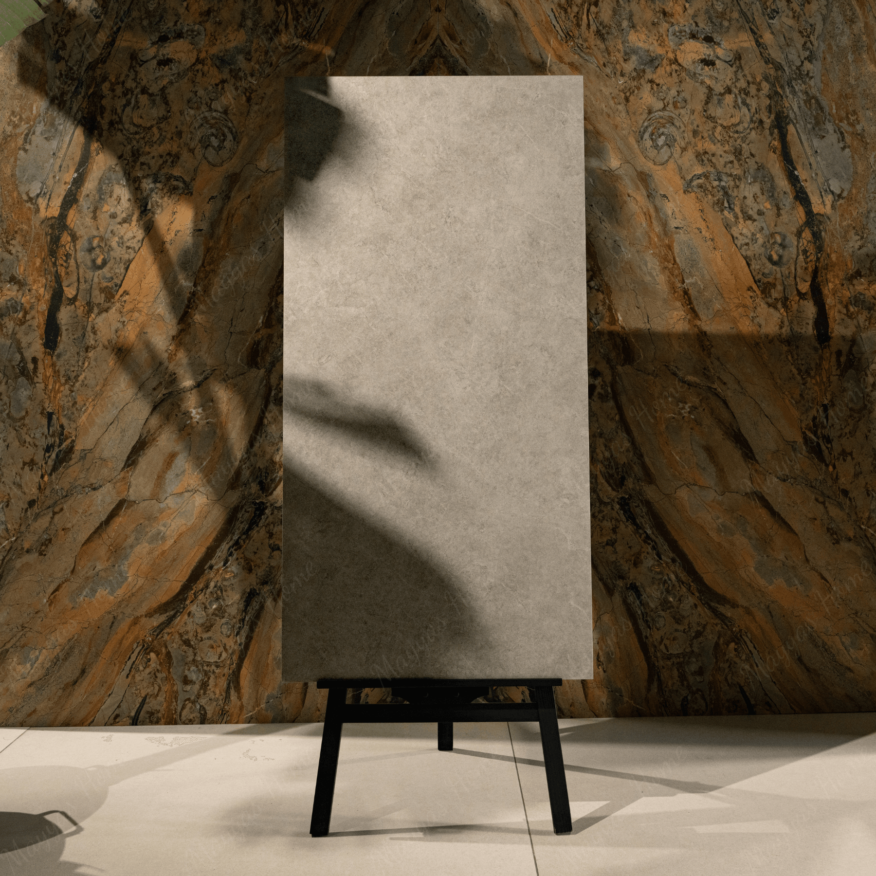Rustic Empress porcelain tile 60x60cm with 10mm thickness, stone-inspired design, durable porcelain, ideal for floors and walls.