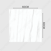 SAUDI 60x60cm Matt Porcelain Tile 12MM White Wood-Grain Look