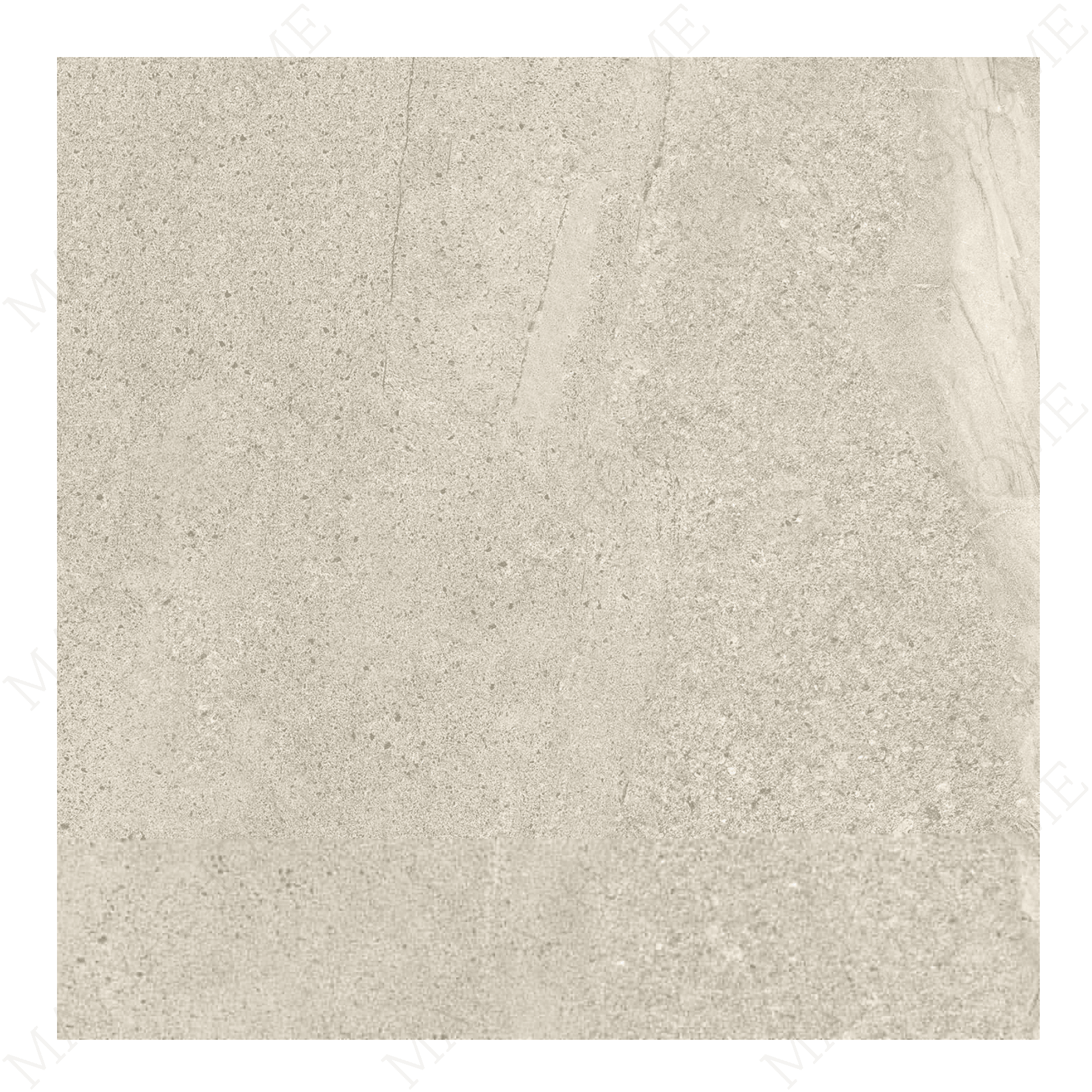 SAUDI Matt Porcelain Tile 12MM Beige Stone-Look, Slip-Resistant Finish