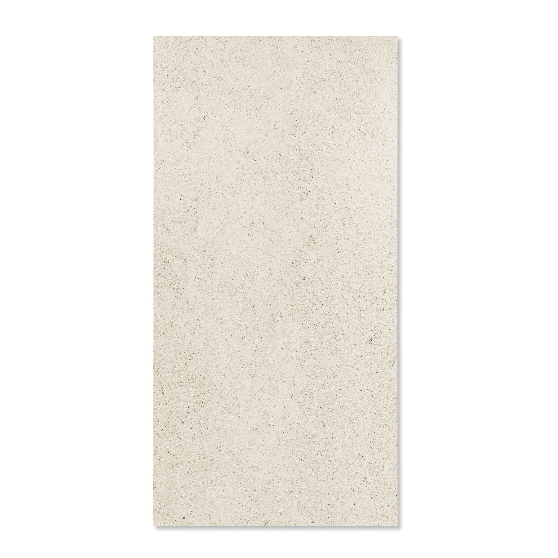 Sandy White matt porcelain tile 60x120cm x 2mm with soft natural tone. Durable large format tile perfect for modern floors and stylish interior walls.