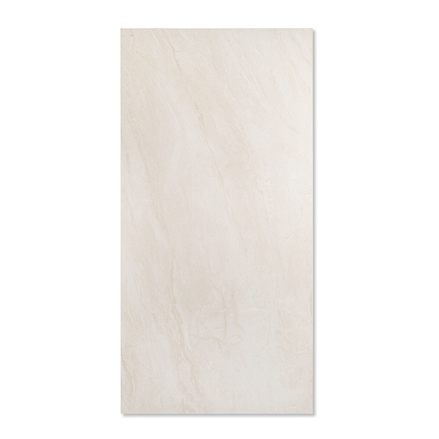 Sense Beige porcelain tile in 60x120cm size featuring soft stone texture, warm beige tones and durable 9mm thickness for walls and floors.