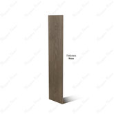 Shadow Walnut 15x90cm porcelain slab with deep walnut tones. Wood-look design, durable, low-maintenance, and ideal for elegant floors and walls.