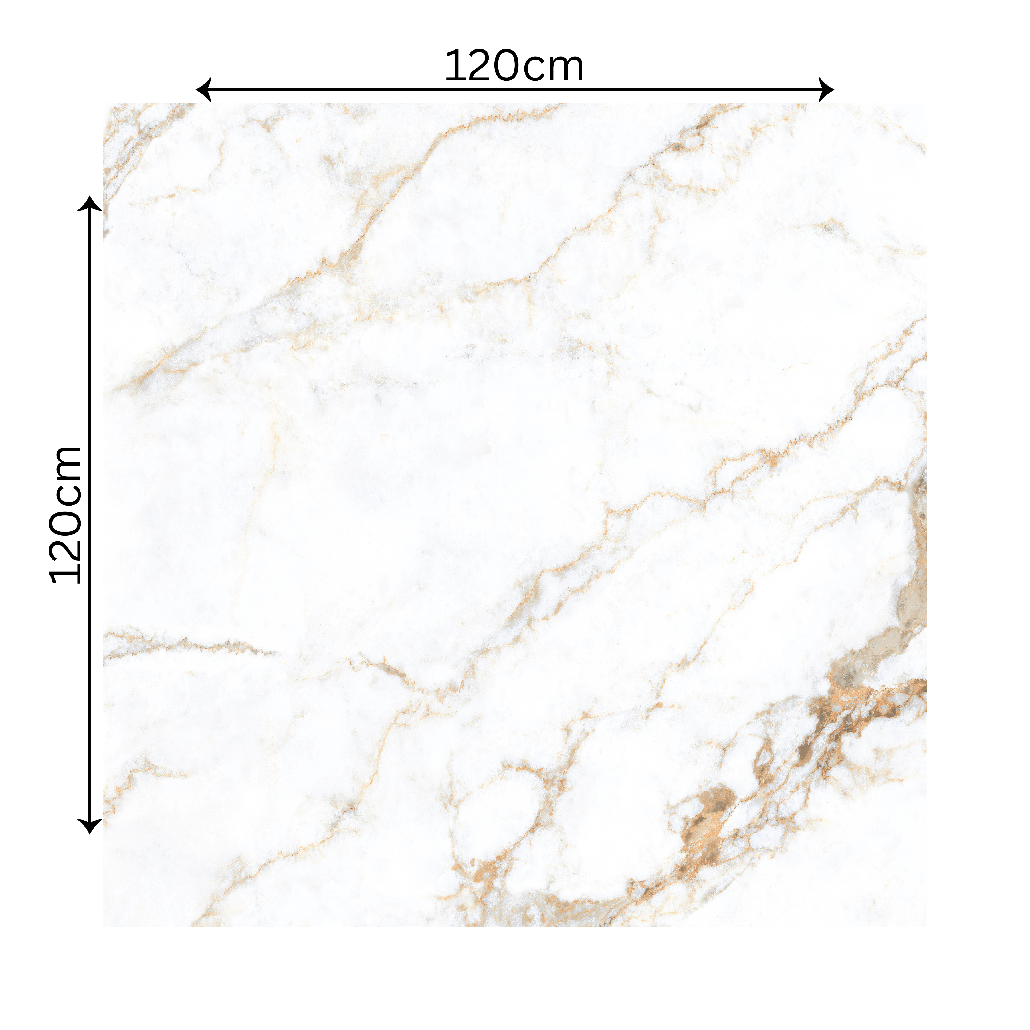 Shop SIGNORA large format porcelain tiles (120x120cm) with a 9MM glossy finish and marble effect. Durable, scratch-resistant, and easy to install. Ideal for luxurious residential and commercial interiors.