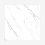 Shop STATUARIO ANGEL large format porcelain tiles (120x120cm) with a 9MM glossy finish and premium white marble effect. Durable, scratch-resistant, and easy to install. Perfect for luxurious interiors.