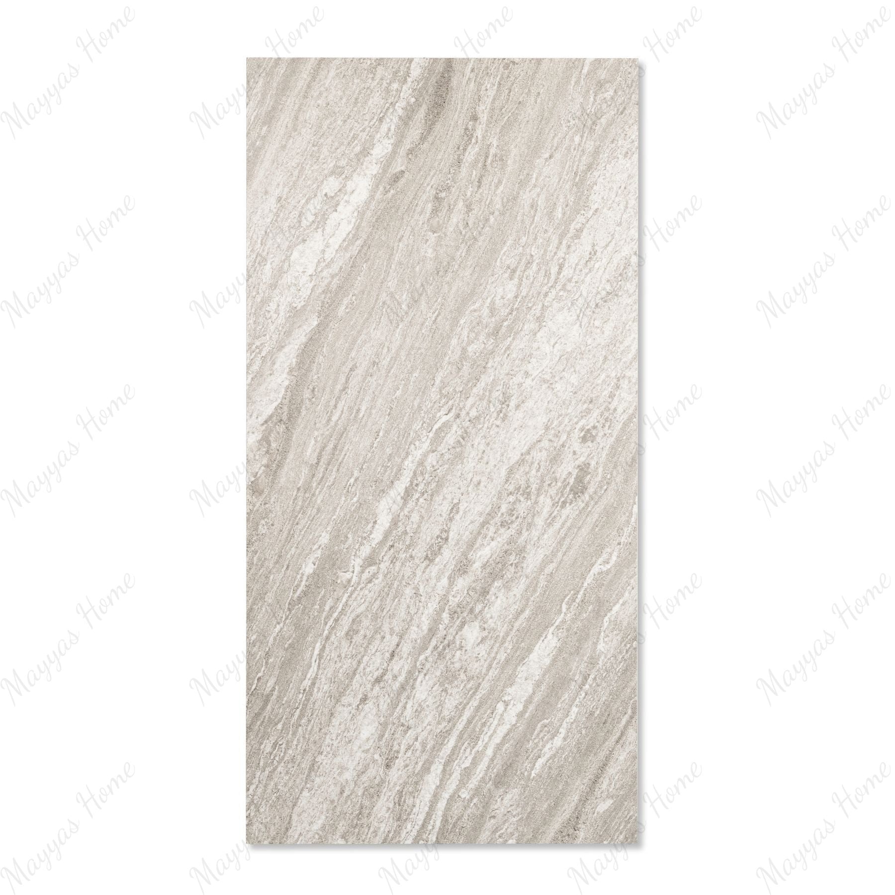 Siena Smoke matt stone effect porcelain tile 60x120cm with 9mm thickness features soft smoky grey tones and a refined natural matt finish.