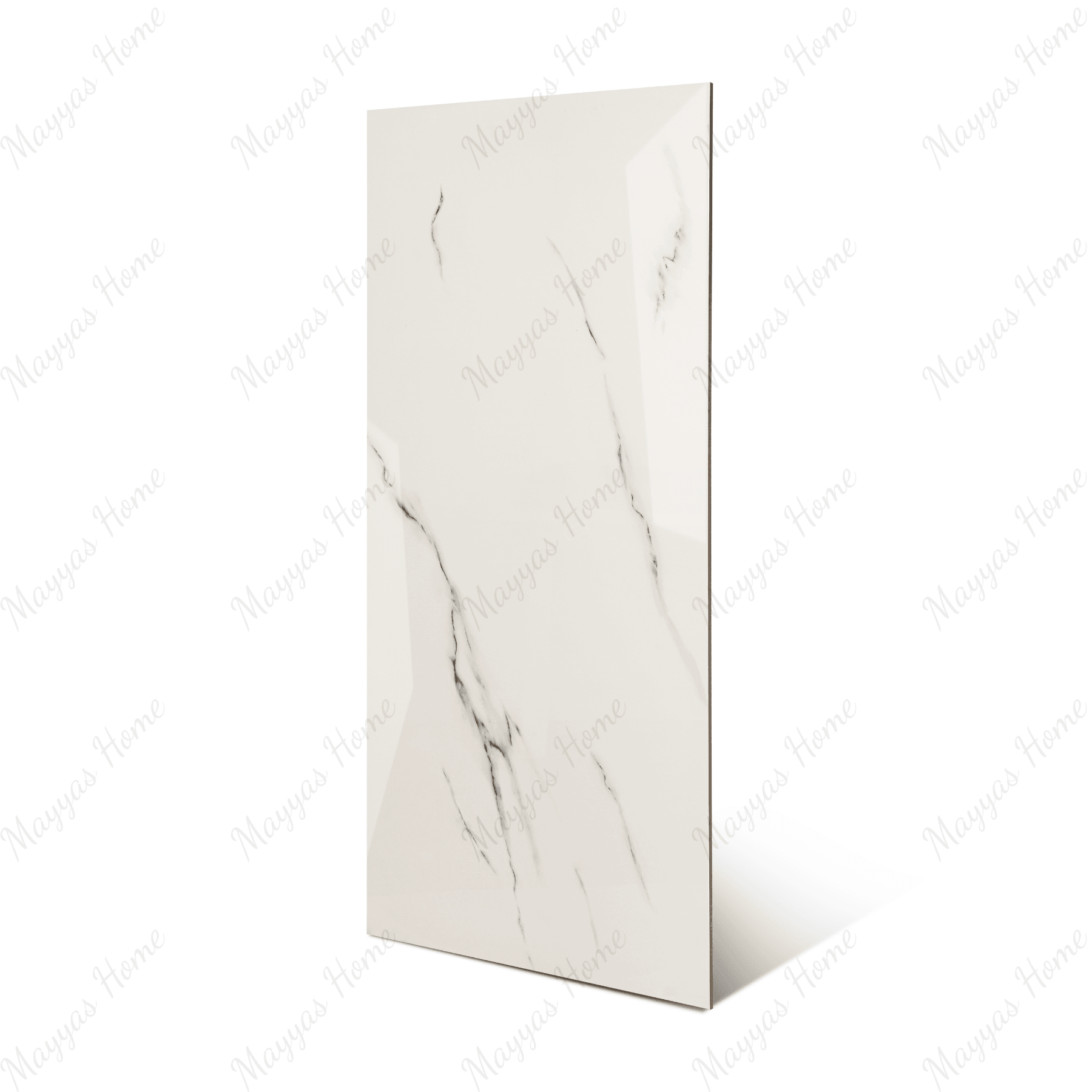 Silver Mist Vein porcelain tile 60x120cm 9mm thickness, light grey marble look design, durable porcelain tile for modern floors and walls.