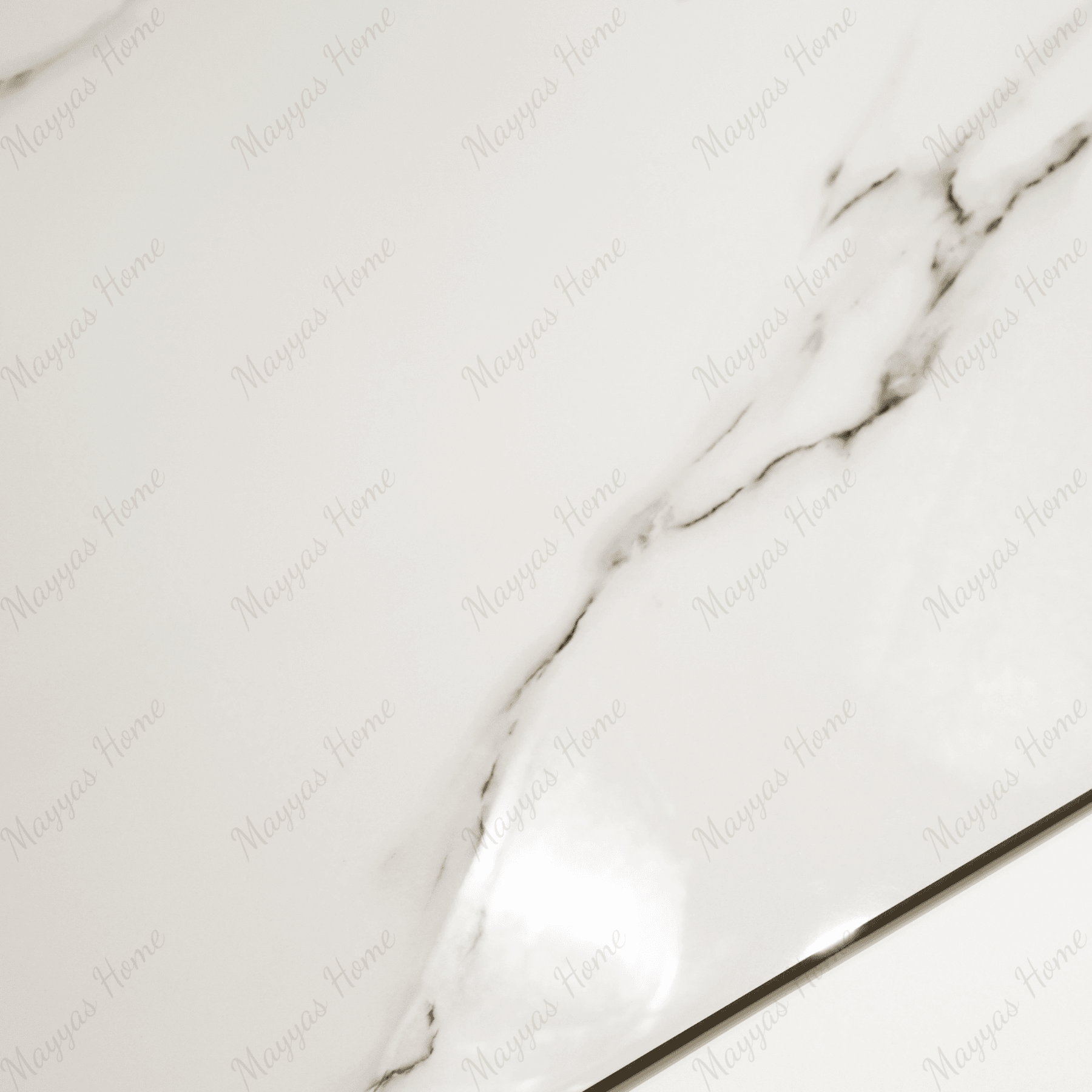 Silver Mist Vein porcelain tile 60x120cm 9mm thickness, light grey marble look design, durable porcelain tile for modern floors and walls.
