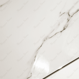 Silver Mist Vein porcelain tile 60x120cm 9mm thickness, light grey marble look design, durable porcelain tile for modern floors and walls.