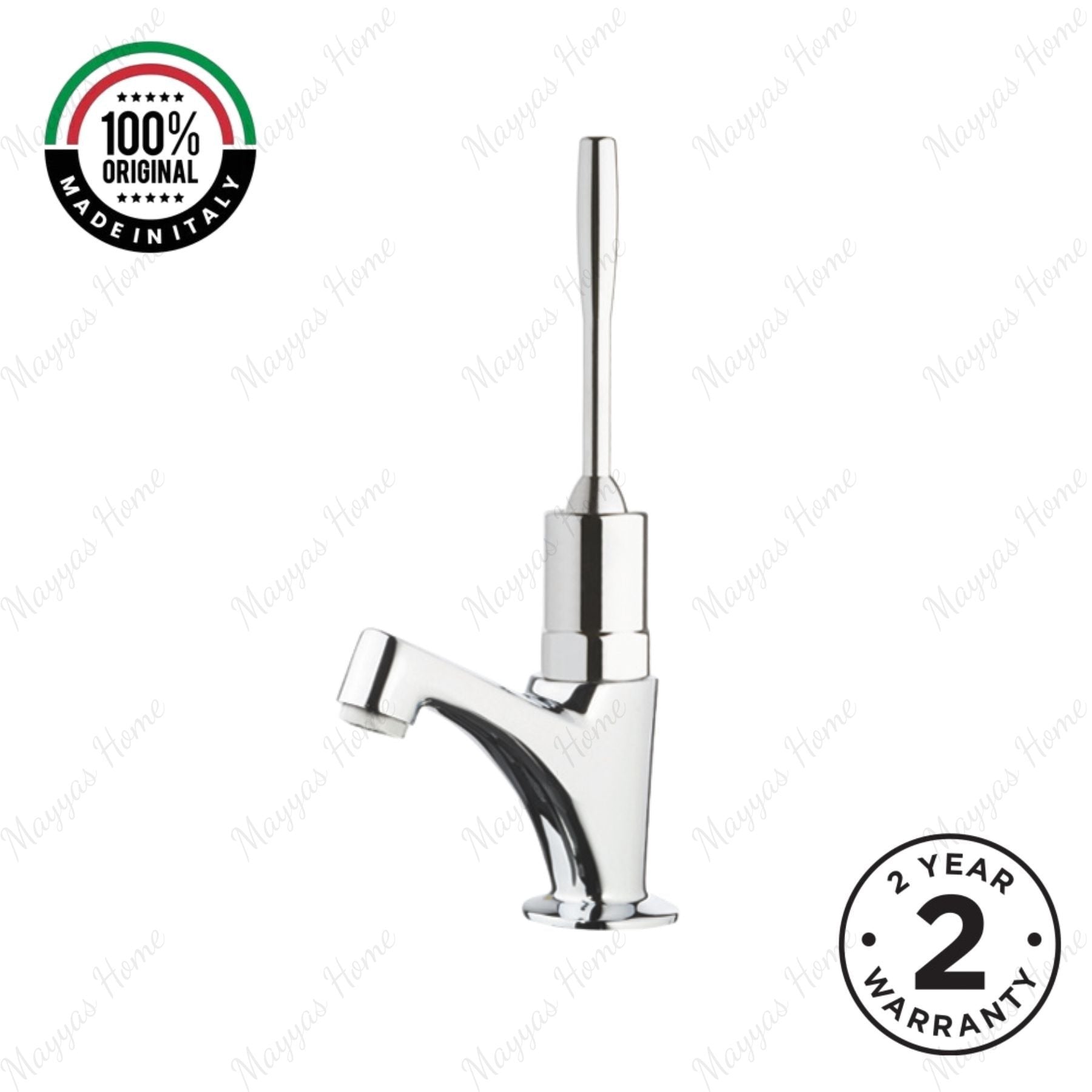 Single water timed sink tap with 8–12 second lever control and above-counter installation. Ideal for UAE commercial, healthcare and public washrooms in UAE.