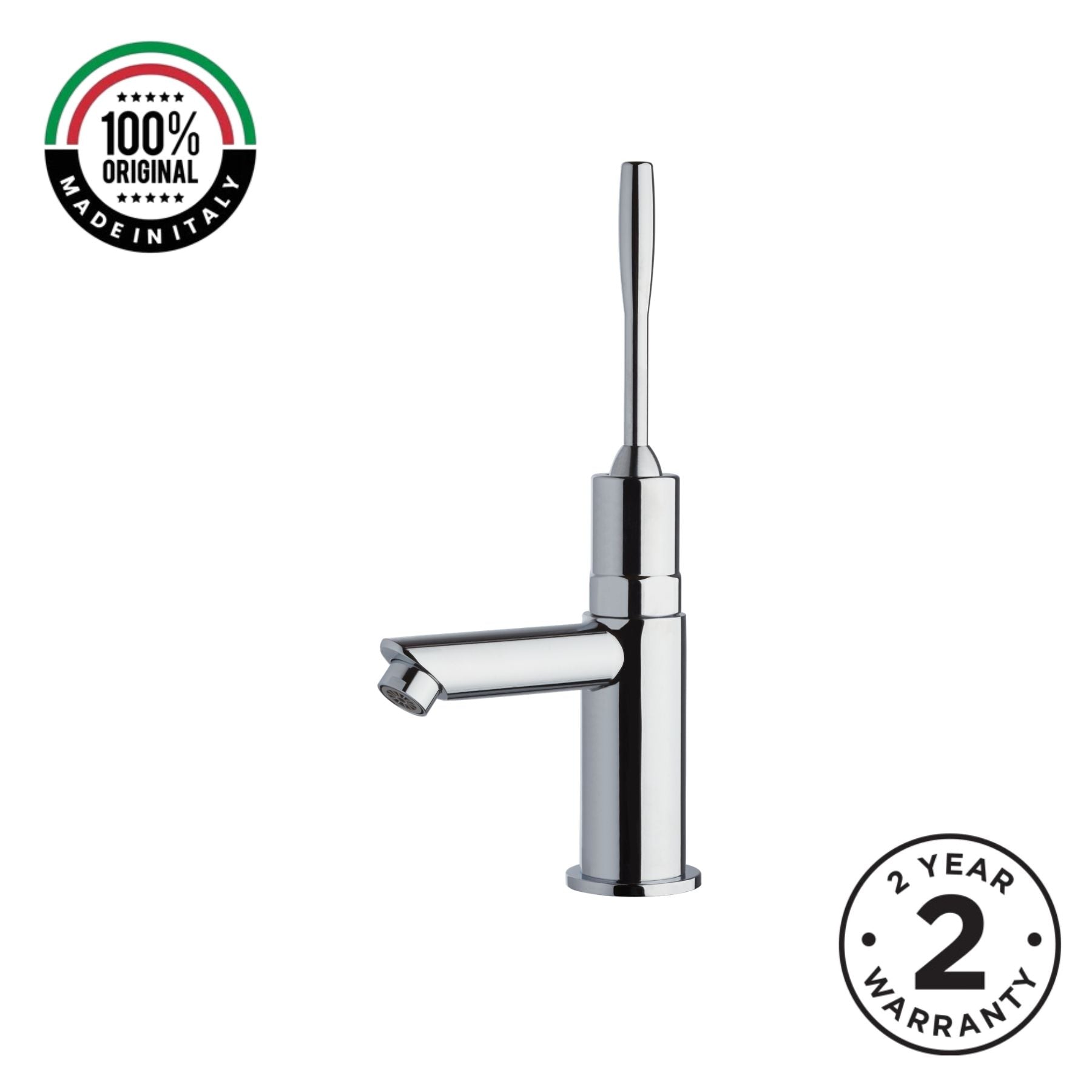 Single water timed sink tap with 8–12 second lever control, chrome finish and flexible hose connection. Ideal for healthcare, commercial and public washrooms UAE.