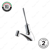 Single water timed sink tap with 8–12 second lever control operation and above-counter installation. Ideal for UAE commercial, healthcare and public washrooms.