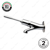 Single water timed sink tap with 8–12 second lever control, wall-mounted installation and flow limiter options. Ideal for UAE commercial washrooms.