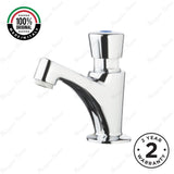 Single water timed sink tap with 8–12 second push-button control, anti-vandal protection and adjustable flow options for commercial and public washrooms in UAE.