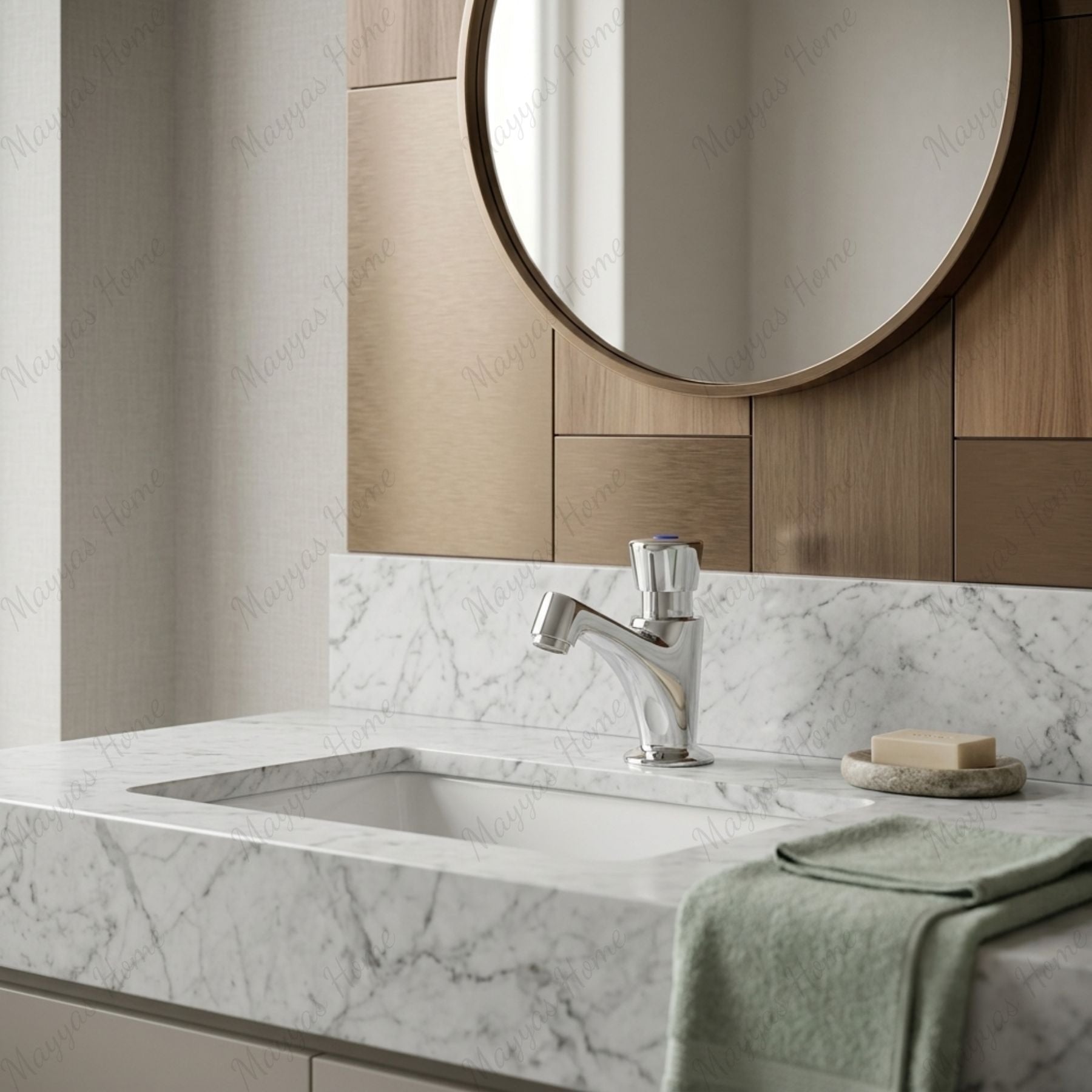 Single water timed sink tap with 8–12 second push-button control, anti-vandal protection and adjustable flow options for commercial and public washrooms in UAE.