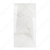 Smoke Statuario glossy marble porcelain tile 60x120cm with 9mm thickness features white base, smoky grey veining and polished finish.