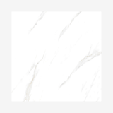 Smoke White 120x120cm matt porcelain tile with subtle grey veining. Durable, stylish, and perfect for modern floors and walls.