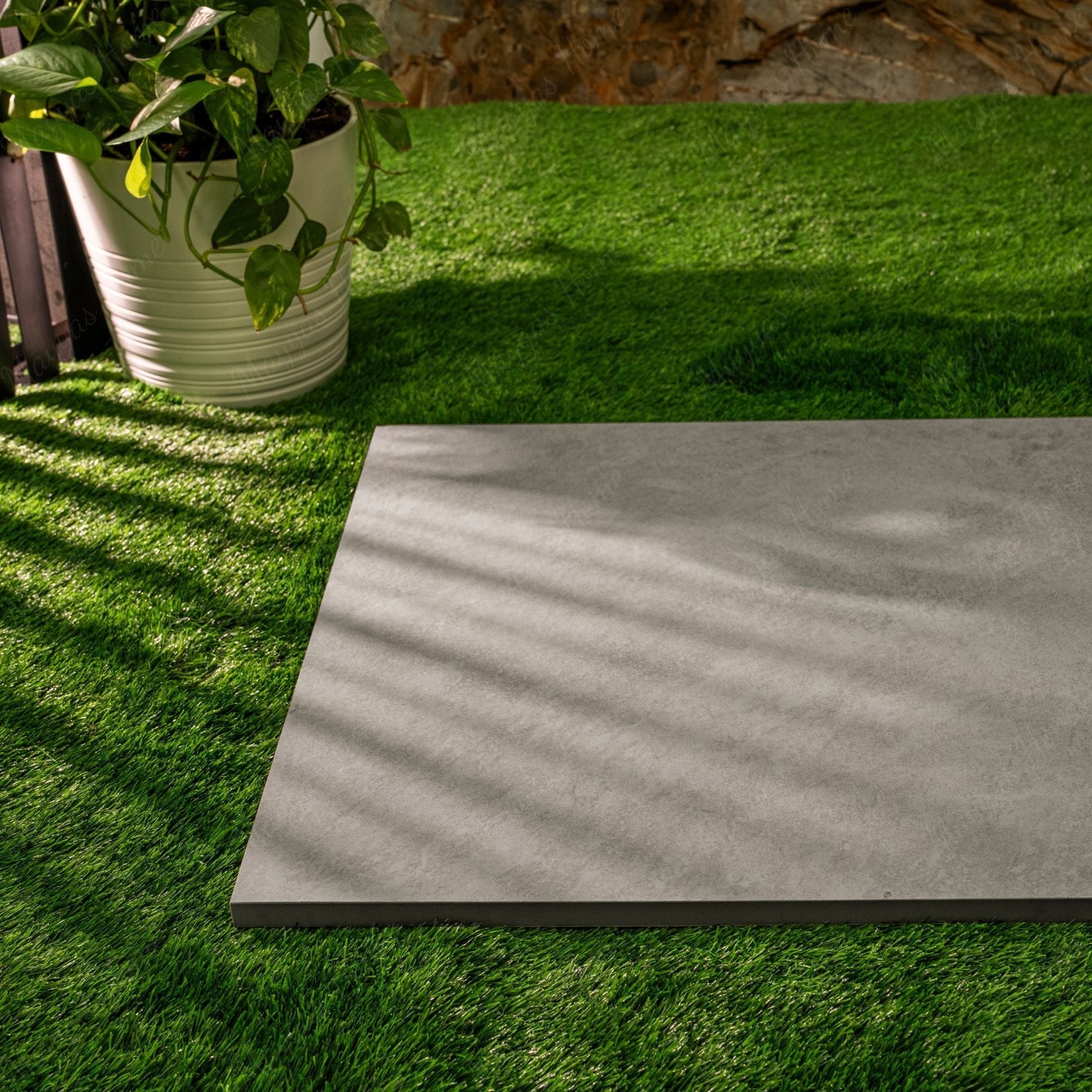 Soft Glacier matt porcelain tile 60x120cm x 2mm with smooth stone look, durable large format surface ideal for modern floors, walls and premium interiors.