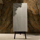 Sparkle Cemento Light Grey tiles (60x120cm, 9mm) feature a Matt finish with a subtle light grey cement look. Ideal for Indoor Floors and Walls, these Porcelain tiles offer a modern, industrial aesthetic. The matt surface provides a smooth texture, creating a sleek and understated atmosphere perfect for enhancing both residential and commercial interiors.