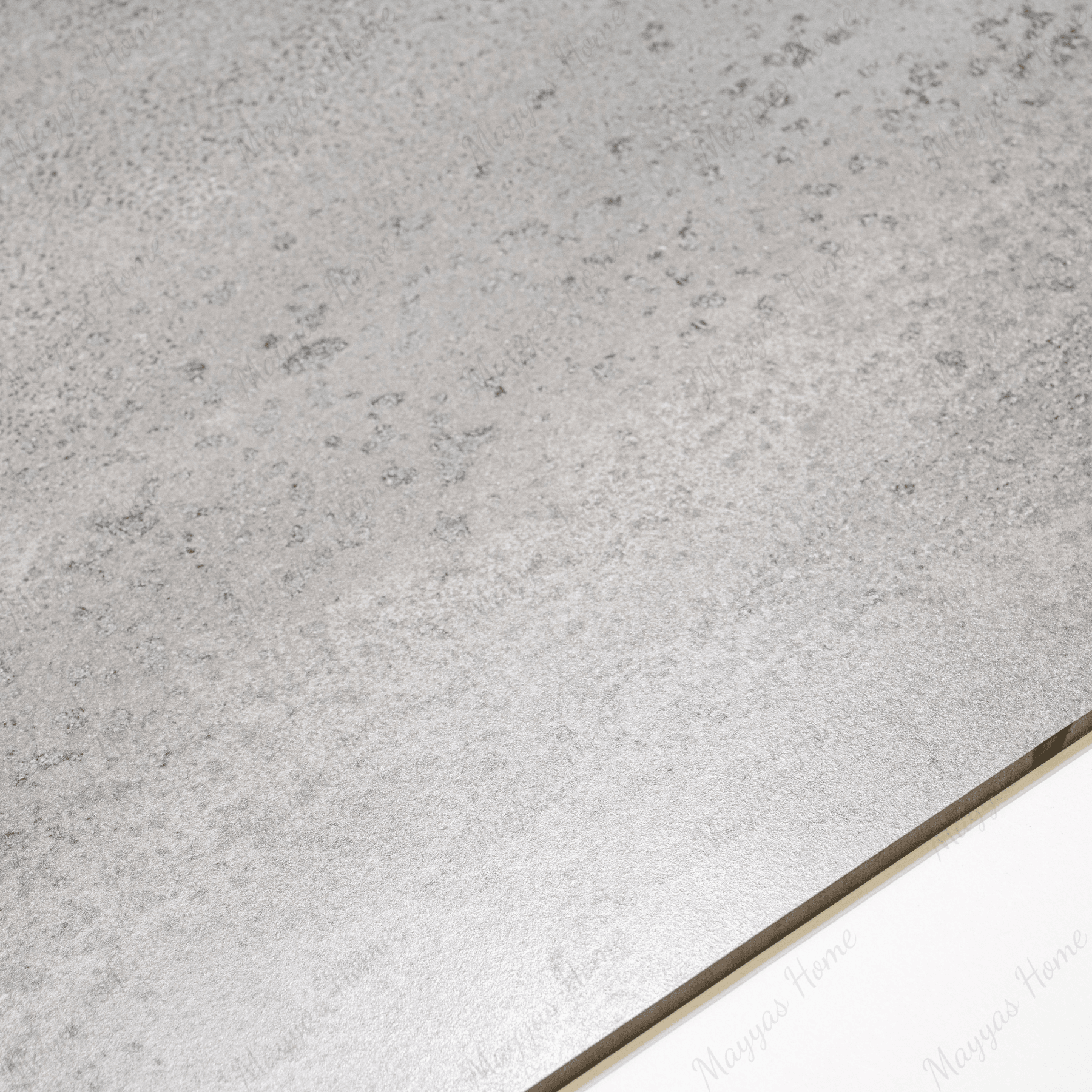 Sparkle Cemento Light Grey tiles (60x120cm, 9mm) feature a Matt finish with a subtle light grey cement look. Ideal for Indoor Floors and Walls, these Porcelain tiles offer a modern, industrial aesthetic. The matt surface provides a smooth texture, creating a sleek and understated atmosphere perfect for enhancing both residential and commercial interiors.