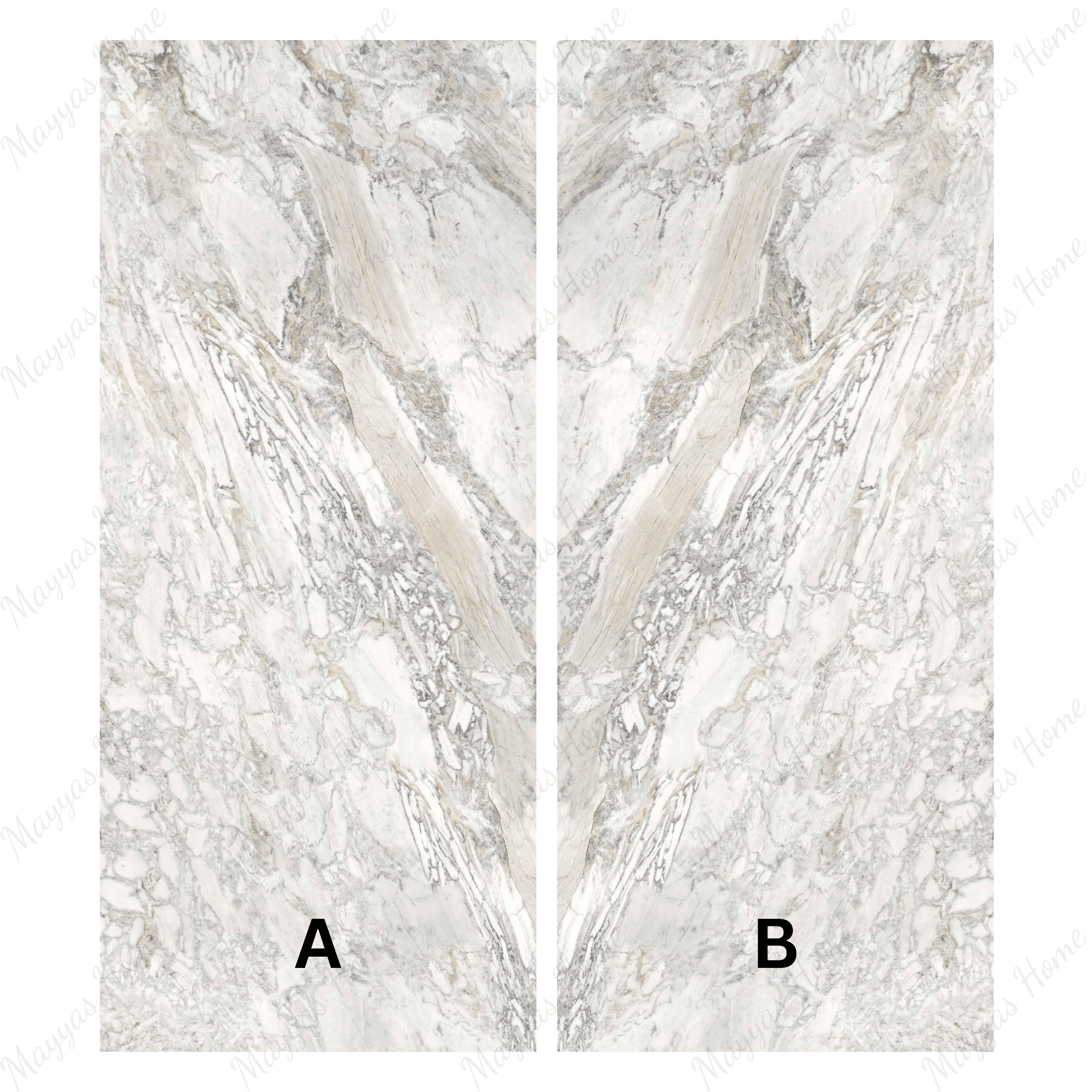 Statuario Elight 120x280cm carving matt porcelain tile with white marble look and grey veining. Perfect for luxury walls and floors.