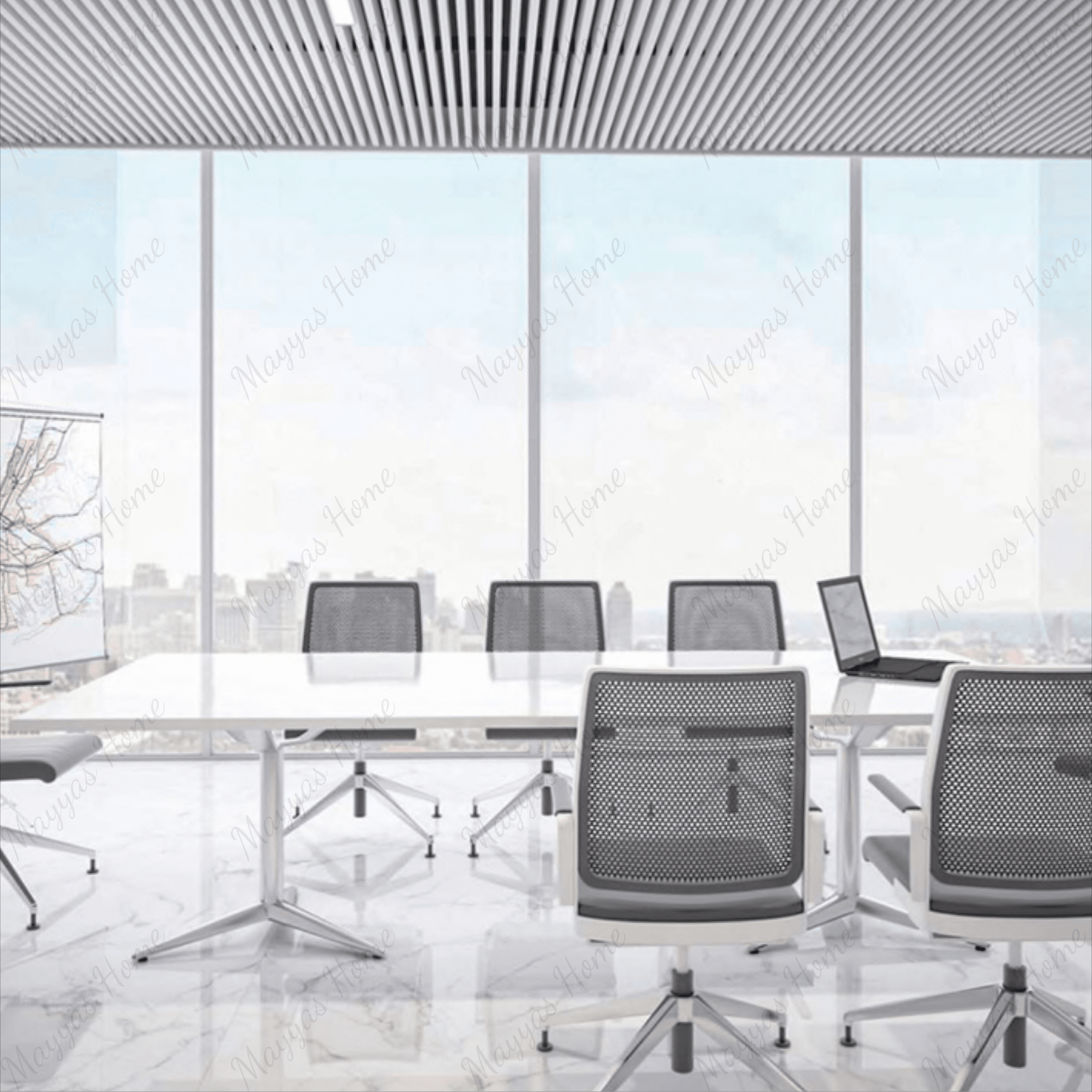 Statuario Marble 120x240cm glossy tile with bold grey veining on white. Perfect for walls and floors, adding timeless elegance to modern interiors.