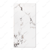Statuario Vistota porcelain tile 60x120cm with 9mm thickness, Italian marble look, durable porcelain, ideal for floors and walls.