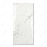Statuario glossy marble effect porcelain tile 60x120cm with 9mm thickness features bold grey veining, polished shine, and a timeless luxury look for floors and walls.